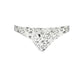White Elastane Swimwear