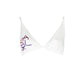 White Elastane Swimwear