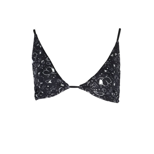 Black Elastane Swimwear