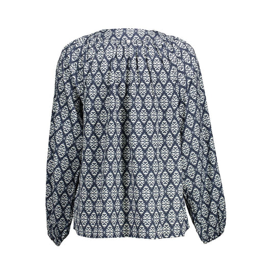 Blue Polyester Shirt