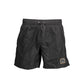Black Polyester Swimwear