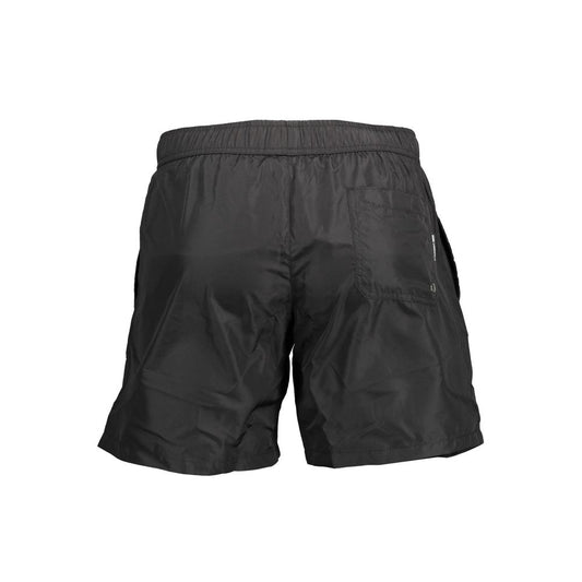 Black Polyester Swimwear