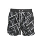 Black Polyester Swimwear