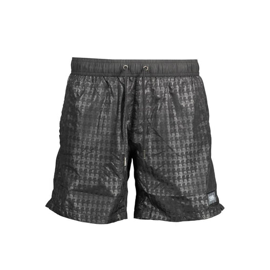 Black Polyester Swimwear