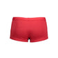 Red Elastane Swimwear