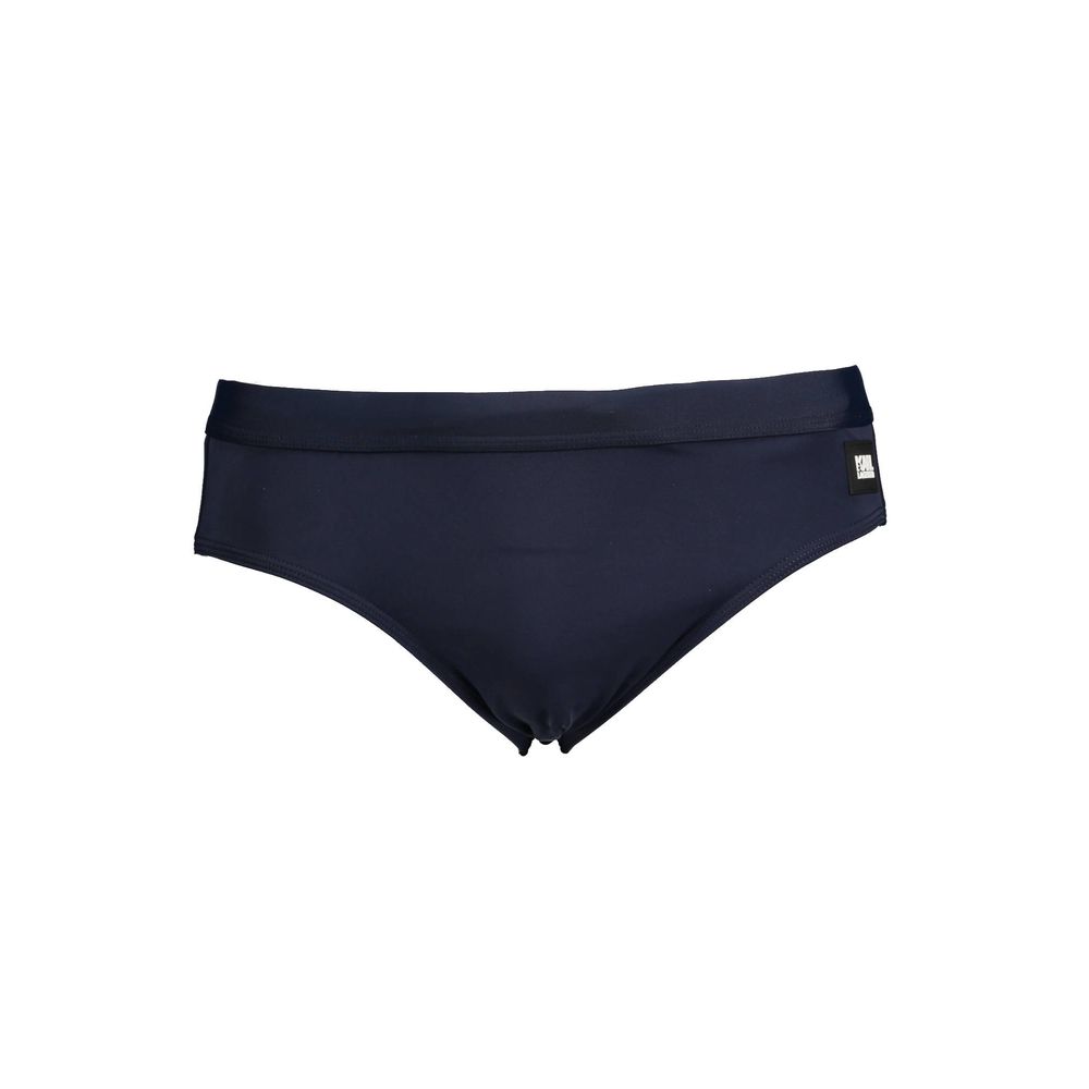 Blue Elastane Swimwear