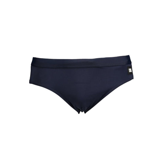 Blue Elastane Swimwear