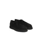 Black Calfskin Men Derby Shoe
