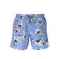 Blue Polyester Swimwear