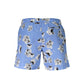 Blue Polyester Swimwear