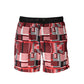Red Polyester Swimwear