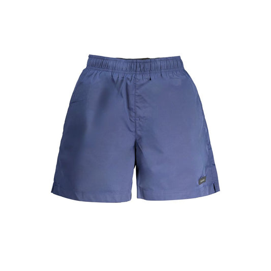 Blue Polyester Swimwear