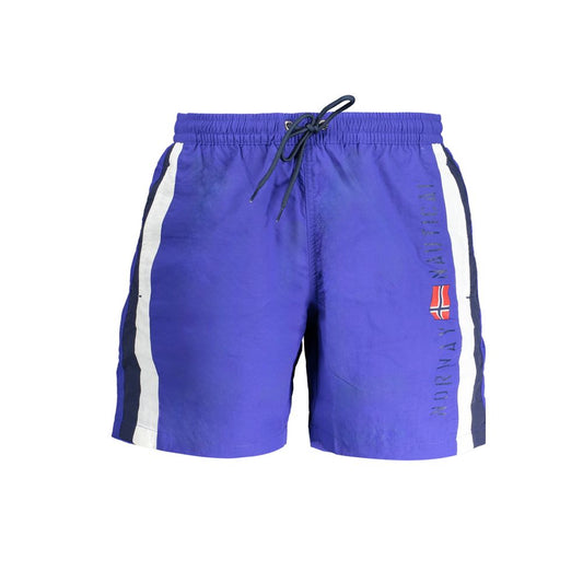 Blue Polyamide Swimwear
