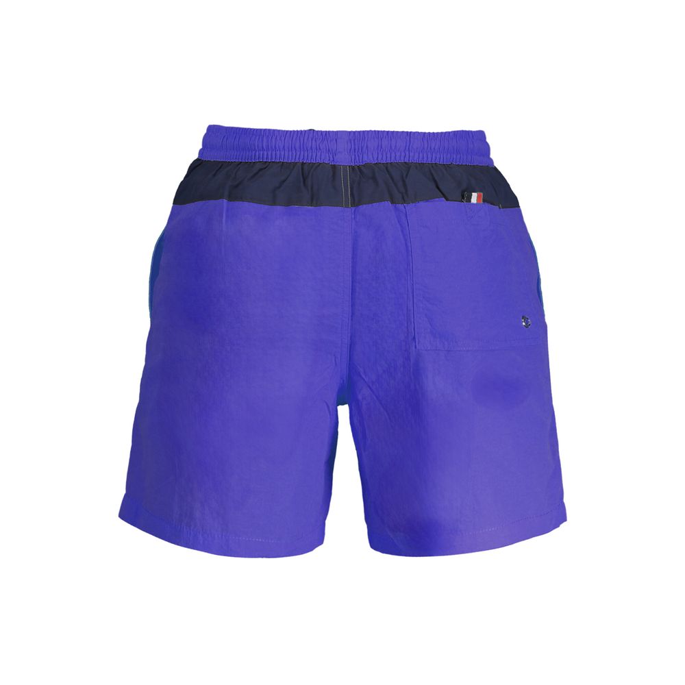 Blue Polyester Swimwear