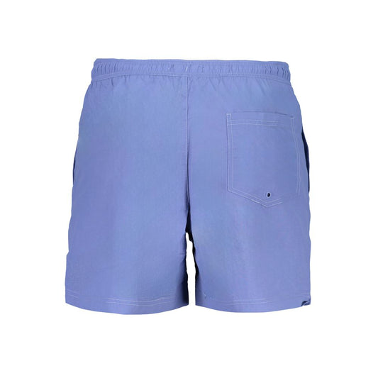 Blue Nylon Swimwear