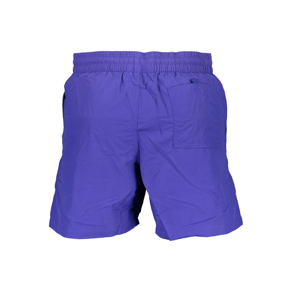 Blue Polyamide Swimwear