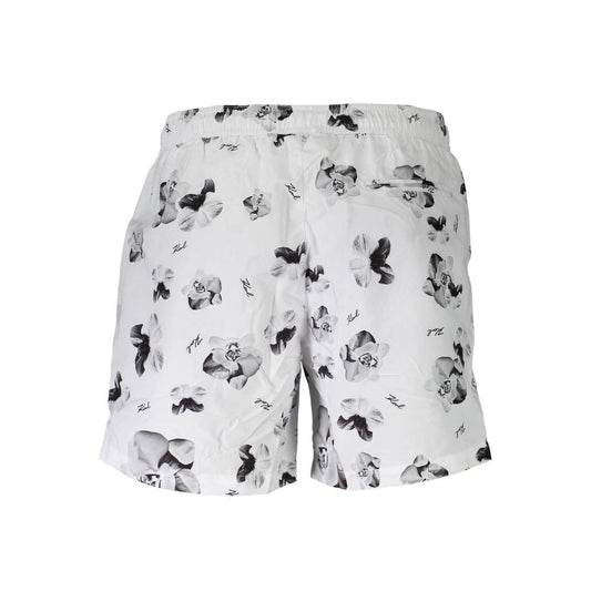 White Polyester Swimwear