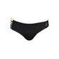 Black Elastane Swimwear