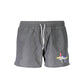 Gray Polyester Swimwear