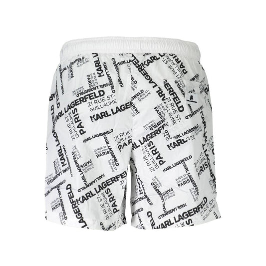 White Polyester Swimwear