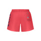 Red Cotton Swimwear