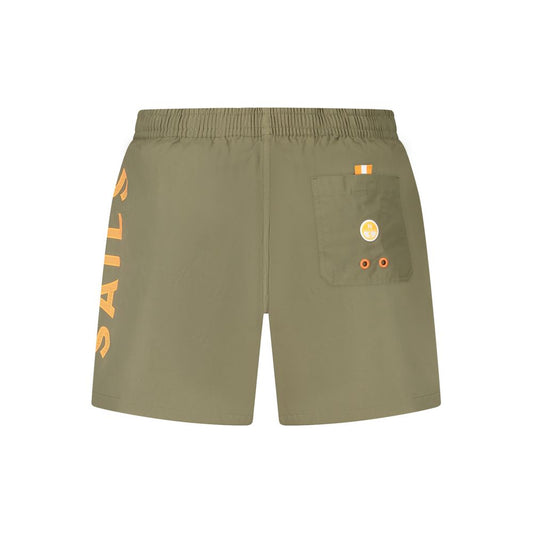 Green Cotton Swimwear