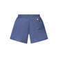 Blue Nylon Men's Swim Boxer