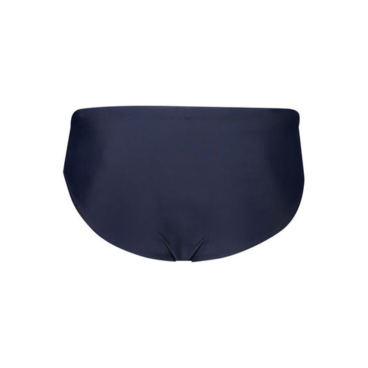 Blue Elastane Swimwear