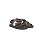 Brown Cowhide Men Sandal