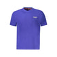 Blue Cotton Men T-Shirt