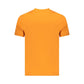 Orange Cotton Men T-Shirt