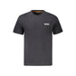 Black Cotton Men T-Shirt