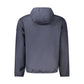 Blue Polyester Men Jacket