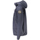 Blue Polyester Men Jacket