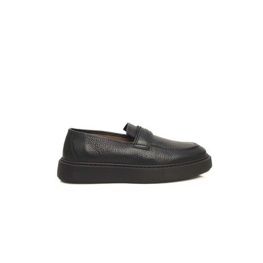 Blue Leather Men's Loafer