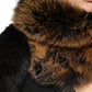 Brown Red Fox Fur Neck Cashmere Warmer Scarf