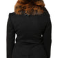 Brown Red Fox Fur Neck Cashmere Warmer Scarf