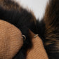 Brown Red Fox Fur Neck Cashmere Warmer Scarf