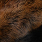 Brown Red Fox Fur Neck Cashmere Warmer Scarf