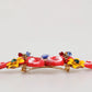 Multicolor Spring CARRETTO Gold Brass Crystal Hair Clip
