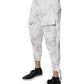 White Camouflage Cargo Jogger Sweatpants Pants