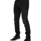 Black Cotton Skinny Men Denim Trouser Jeans