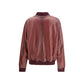 Leather bomber Jacket