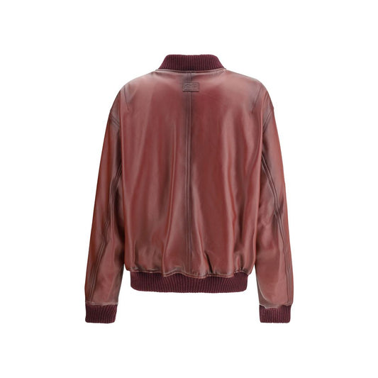 Leather bomber Jacket