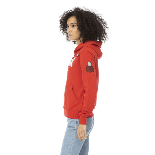 Red Cotton Sweatshirt