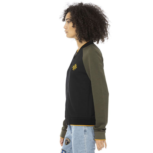 Black Cotton Sweatshirt