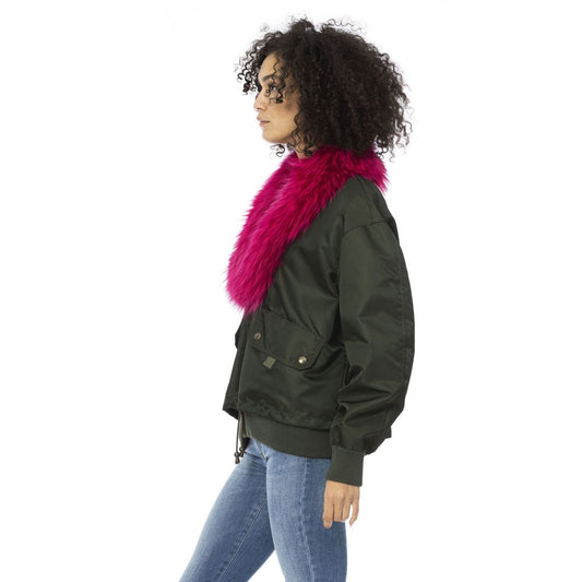 Green Polyamide Jackets & Coat