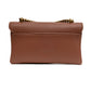 Brown Leather Love Boucle Riga Shoulder Bag