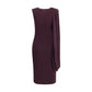 Jersey midi Dress with scarf