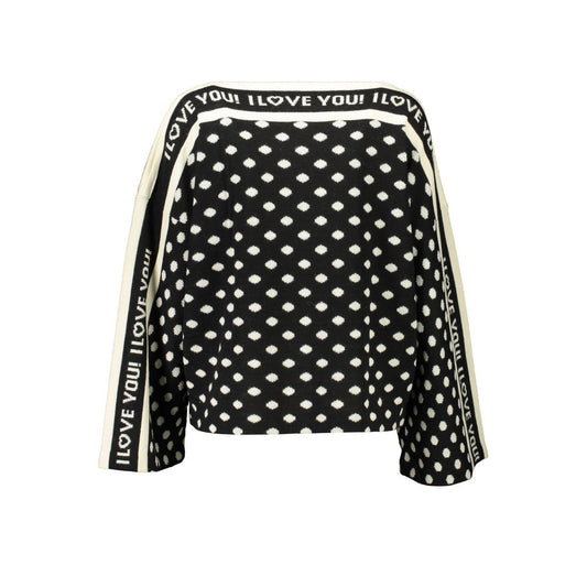 Black Acrylic Women Sweater